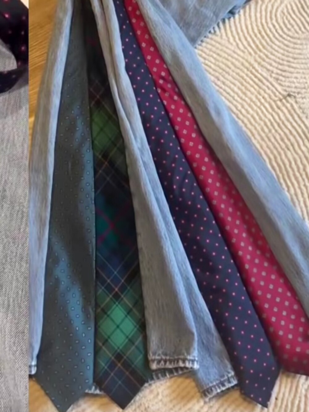 Ties Paisley Medallion Silk Tie Duo Blue and Red Inspo
